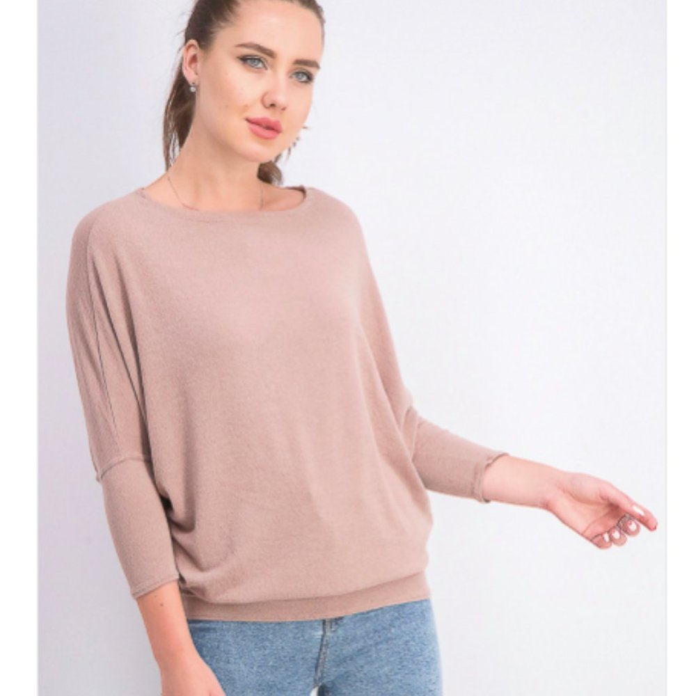 Stitch Fix | JOLIE Reid 3/4 Sleeve Knit Top | Size Small